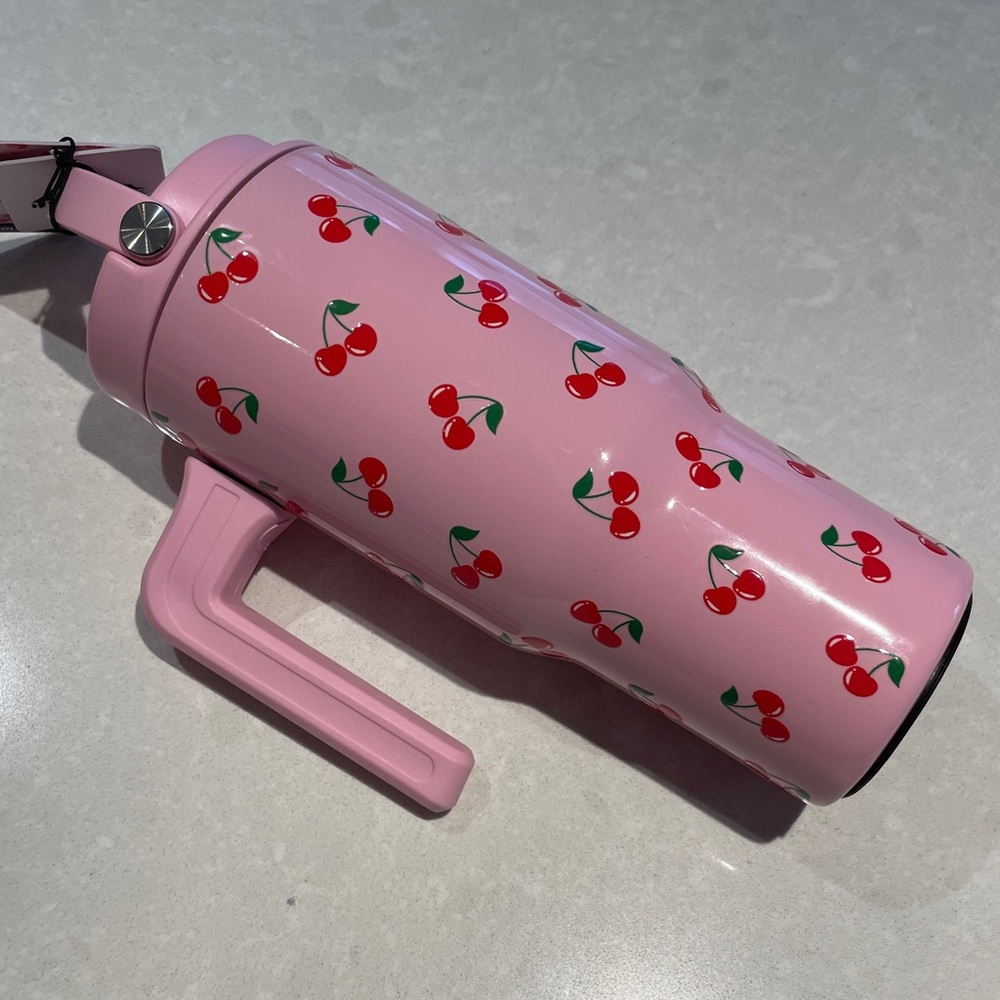 New Hydrapeak Voyager 18oz Tumbler Handle Stainless Steel bottle cherry & pink⭐️ - Picture 6 of 17